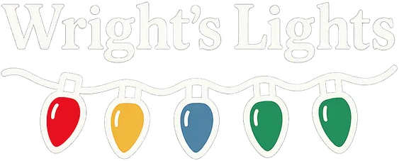 Wright's Lights holiday lighting logo